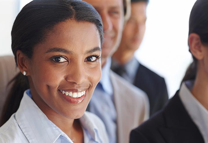 Confident woman image