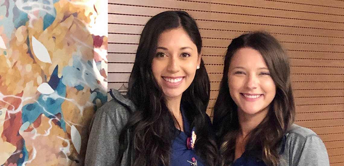 L. Jessica; R. Katie