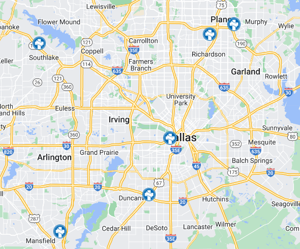 Methodist Health System Map Locations