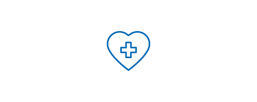 heart and cross icon